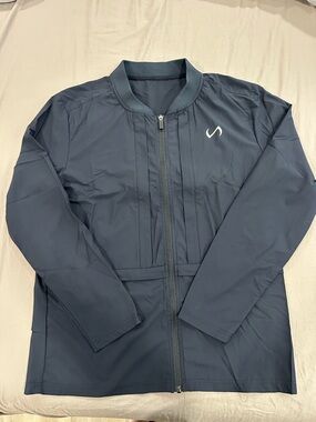 TLF Performance Zip-Up Athletic Jacket in Black